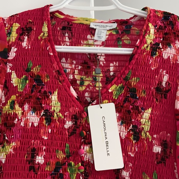 Carolina Belle floral blouse - NWT - Picture 2 of 4